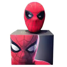 Electronic Mask Spider Man Mascara Spiderman Headgear Mask Cosplay Moving Eyes 1:1 w/ Remote Control